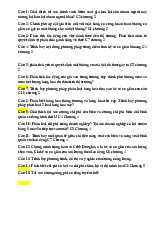 Câu hỏi Ôn tập Chương 2, 4, 6 môn Kinh tế vi mô 1 | Học viện Tài chính