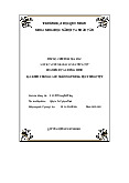Tiểu luận một số vấn đề phong cách học tiếng việt - Dẫn luận ngôn ngữ & Thực hành tiếng Việt | Trường Đại học Quy Nhơn