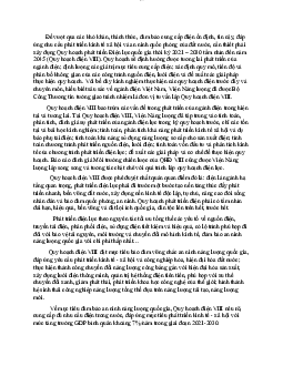 Đánh giá quy hoạch phát triển điện lực Quốc gia 2021-2030 | Kinh tế vi mô | Trường Đại học Thương mại