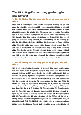 Tóm tắt Những đứa con trong gia đình ngắn gọn, hay nhất