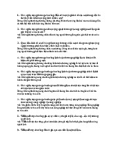 Tài liệu ôn thi - Đúng sai về các học thuyết kinh tế môn Lịch sử các lý thuyết kinh tế | Đại học kinh tế Quốc dân