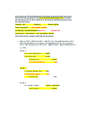 Bài chữa chương 4  -Nguyên lý kế toán | Đại học Kinh Tế Quốc Dân