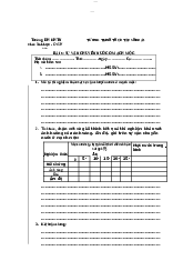 Bài 5 Vận chuyển nước trong mạch mộc - Thực tập Sinh đại cương 2 | Trường Đại học Khoa học Tự nhiên, Đại học Quốc gia Thành phố Hồ Chí Minh