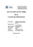 Báo cáo: thực tập tốt nghiệp xây dựng quy trình hội nhập  - Tài liệu tham khảo | Đại học Hoa Sen