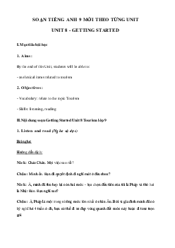 Tiếng Anh 9 Unit 8 Getting started