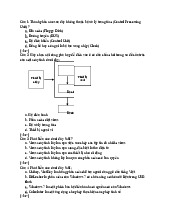 Tài liệu ôn tập: Ôn thi tín hiệu và thiết bị môn Nhập môn công nghệ thông tin | Đại học Công nghiệp Thực phẩm Thành phố Hồ Chí Minh