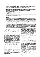 Nghiên cứu Đa dạng di truyền của Eutropis macularius môn Kỹ thuật di truyền | Trường Đại Học Tây Nguyên