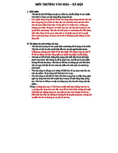 Môi Trường Văn Hóa - Xã Hội: Tác Động và Chiến Lược Marketing