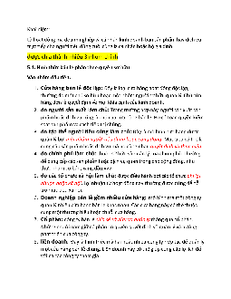 Lý thuyết về các hình thức bán lẻ