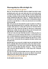 Phương pháp học tốt môn Ngữ văn