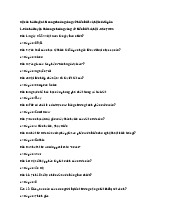 Bộ câu hỏi luyện thi rung chuông vàng về hiểu biết xã hội có đáp án