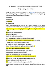 Đề Kiểm Tra Giữa Học Phần Môn Triết Học Mác-Lenin | Đại học Thương Mại