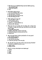 TOP 70 câu trắc nghiệm ôn tập | Môn tin học đại cương