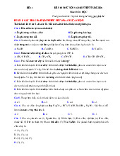 Đề thi thử tốt nghiệp THPT 2025 môn Hóa bám sát đề minh họa - Đề 11