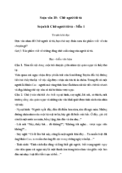 Soạn bài Chữ người tử tù - Kết nối tri thức Ngữ văn lớp 10