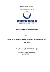 Phân tích chính sách tiền tệ của Mỹ trong giai đoạn Covid-19 | Báo cáo bài tập nhóm môn Kinh tế vĩ mô