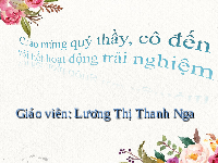 Giáo án điện tử Hoạt động trải nghiệm 2 Chủ đề 3 Cánh diều: Kính yêu thầy cô