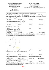 30 Đề Kiểm Tra Học Kỳ 1 Toán 7 Chân Trời Sáng Tạo 2025-2026 Có Đáp Án