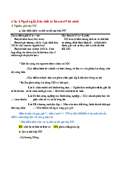 Đề cương cuối kỳ môn Pháp Luật Đại Cương | Đại Học Hà Nội