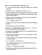 Đề cương môn Chủ nghĩa xã hội khoa học- Trường Đại học bách khoa - Đại học đà nẵng.