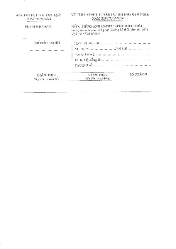 Đề thi lập đội tuyển dự thi HSG Quốc Gia tỉnh Đắk Lắk môn Tiếng Anh năm 2015-2016