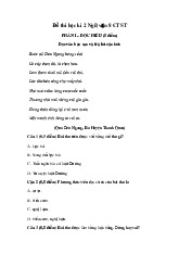 Đề thi học kỳ 2 môn Ngữ Văn lớp 8 năm học 2024 - 2025 | Bộ sách Chân trời sáng tạo