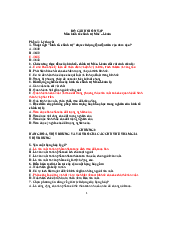 Bộ câu hỏi ôn tập HK 211 có đáp án - Kinh tế chính trị Mác - Lênin | Đại học Văn Lang