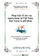 Pháp luật về cho vay ngang hàng tại Việt Nam | Đại học Tây Đô