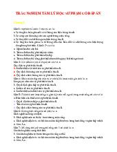 TOP câu hỏi trắc nghiệm về Tâm Lý Học Sư Phạm Môn Tâm lý | Đại học Sư phạm Thành phố Hồ Chí Minh