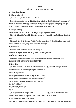 Giáo án Toán lớp 4 Tuần 25 | Cánh diều