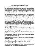 [TÀI LIỆU] Phân tích cấu thành của quan hệ pháp luật | Trường đại học Hải Phòng