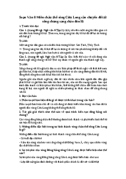 Soạn bài Miền châu thổ sông Cửu Long cần chuyển đổi từ sống chung sang chào đón lũ  | Ngữ văn 8 sách Kết nối tri thức