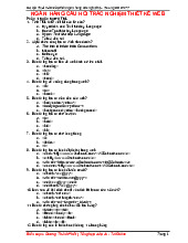 Tổng hợp câu hỏi trắc nghiệm thiết kế website | Trường Đại học Yersin Đà Lạt