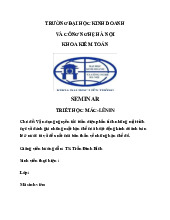 Vận dụng nguyên tắc toàn diện phân tích những mặt tích cực và đánh giá những mặt hạn chế của hoạt động kinh doanh bán lẻ ở nước ta và đề xuất của bản thân về những hạn chế đó.