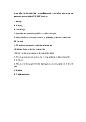 Bài tiểu luận - Vận dụng quan điểm của chủ nghĩa Mác - Lenin về con người vào công cuộc xây | Trường đại học Điện Lực