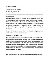 Exam Review Môn Tiếng anh cơ bản 1 | Đại học Tài chính - Ngân hàng Hà Nội