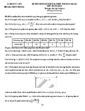 Đề chọn đội tuyển Olympic Toán 11 năm 2025 – 2026 trường THPT Yên Hòa – Hà Nội
