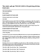 Tiêu chuẩn quốc gia TCVN 9113:2012 về Ống bê tông cốt thép thoát nước