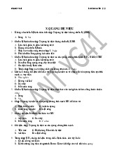 Top 35 câu hỏi trắc nghiệm X quang hệ niệu | môn sinh học | trường Đại học Huế