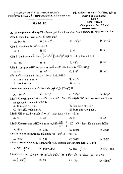 Đề thi giữa HK2 Toán 7 năm 2020 – 2021 trường Nguyễn Tất Thành – Hà Nội