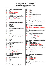 ÔN TẬP THI TRẮC NGHIỆM 1: LẬP TRÌNH ỨNG DỤNG WEB