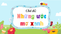 Giáo án điện tử Tiếng Việt 4 Luyện từ và câu Chân trời sáng tạo: Luyện tập về nhân hóa