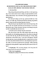Đổi mới PPDH Toán 3: Tăng cường hứng thú học sinh lớp 3