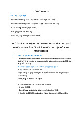 Đề cương môn Tư Tưởng Hồ Chí Minh - Trường Đại học Khoa học xã hội và nhân văn , Đại học quốc gia Thành phố Hồ Chí Minh