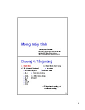 Tầng mạng | Bài giảng học phần Mạng máy tính | Trường Đại học Phenikaa