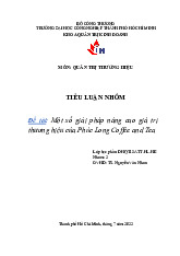 Tiểu Luận Quản Trị Thương Hiệu: Giải Pháp Nâng Cao Giá Trị Phúc Long