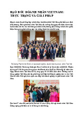 Đạo đức Doanh nhân Việt Nam: Thực trạng và Giải pháp | Môn Đạo đức kinh doanh - Trường Đại học Kinh tế, Đại học Huế