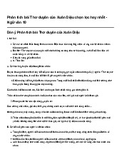 Phân tích bài Thơ duyên của Xuân Diệu chọn lọc hay nhất - Ngữ văn 10