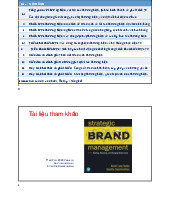 Tổng quan về Quản trị Thương hiệu môn Marketing căn bản | Trường đại học Mở Hà Nội