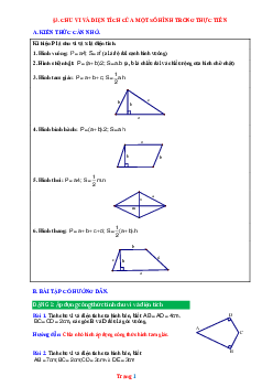 Phương pháp giải bài 3 Chu vi và diện tích một số hình trong thực tiễn Toán 6 Chân trời sáng tạo
